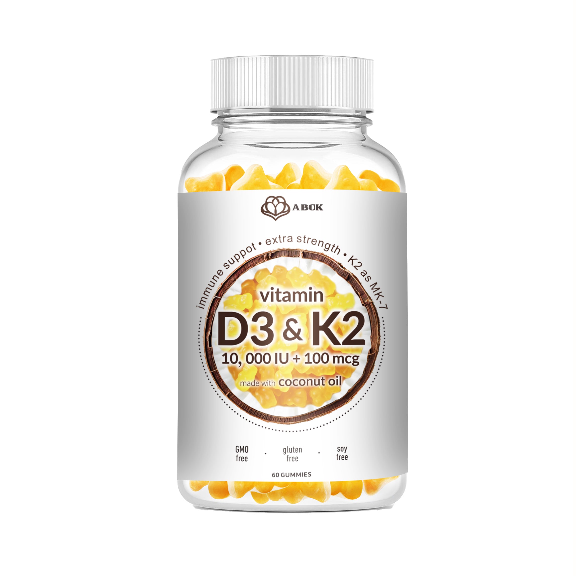 ABOK Vitamin D3 & K2 Gummies