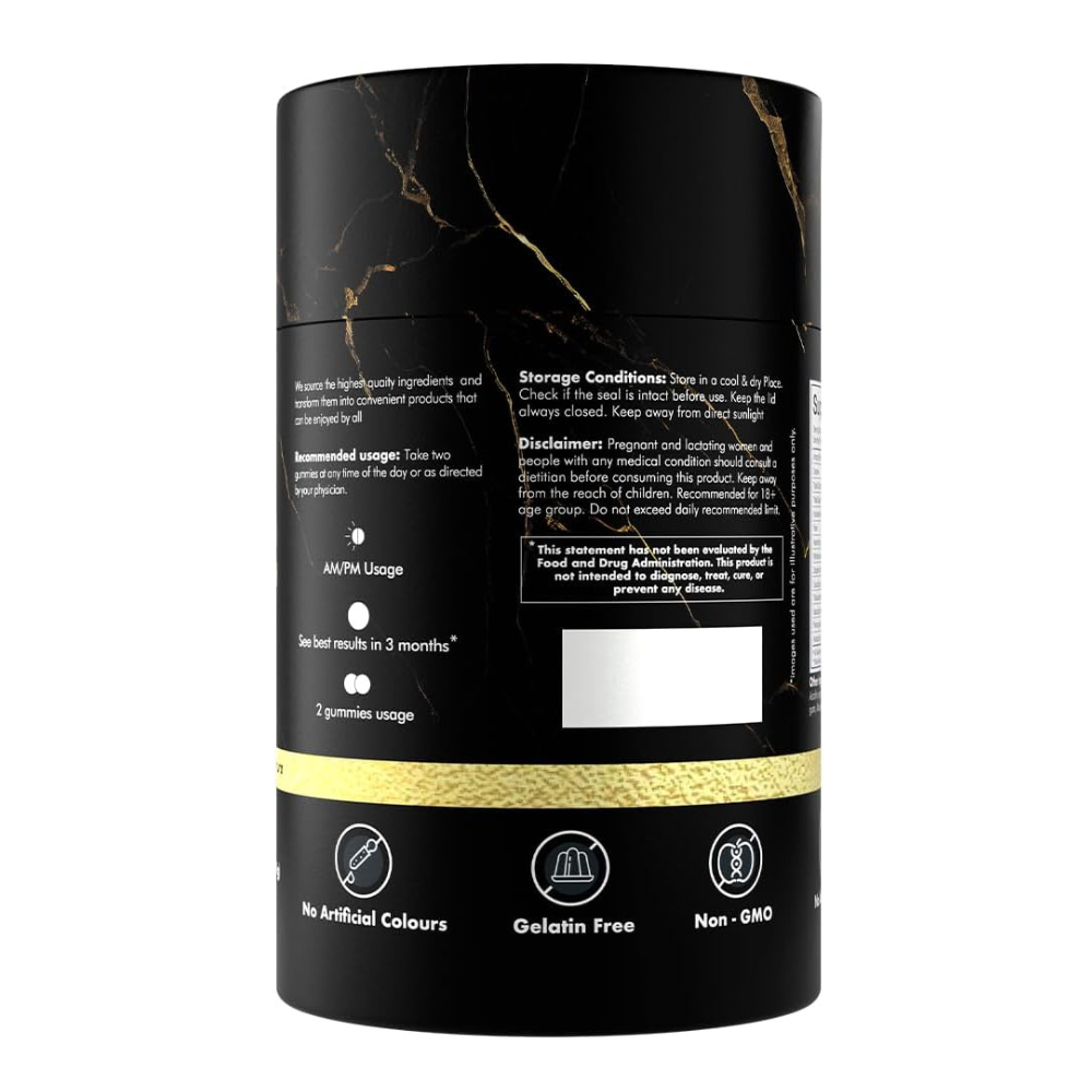 ABOK Pure Himalayan Shilajit Gummies | With Ashwagandha, Gokshura & other herbs | No added sugar | 60 Chewables Edible Supplement