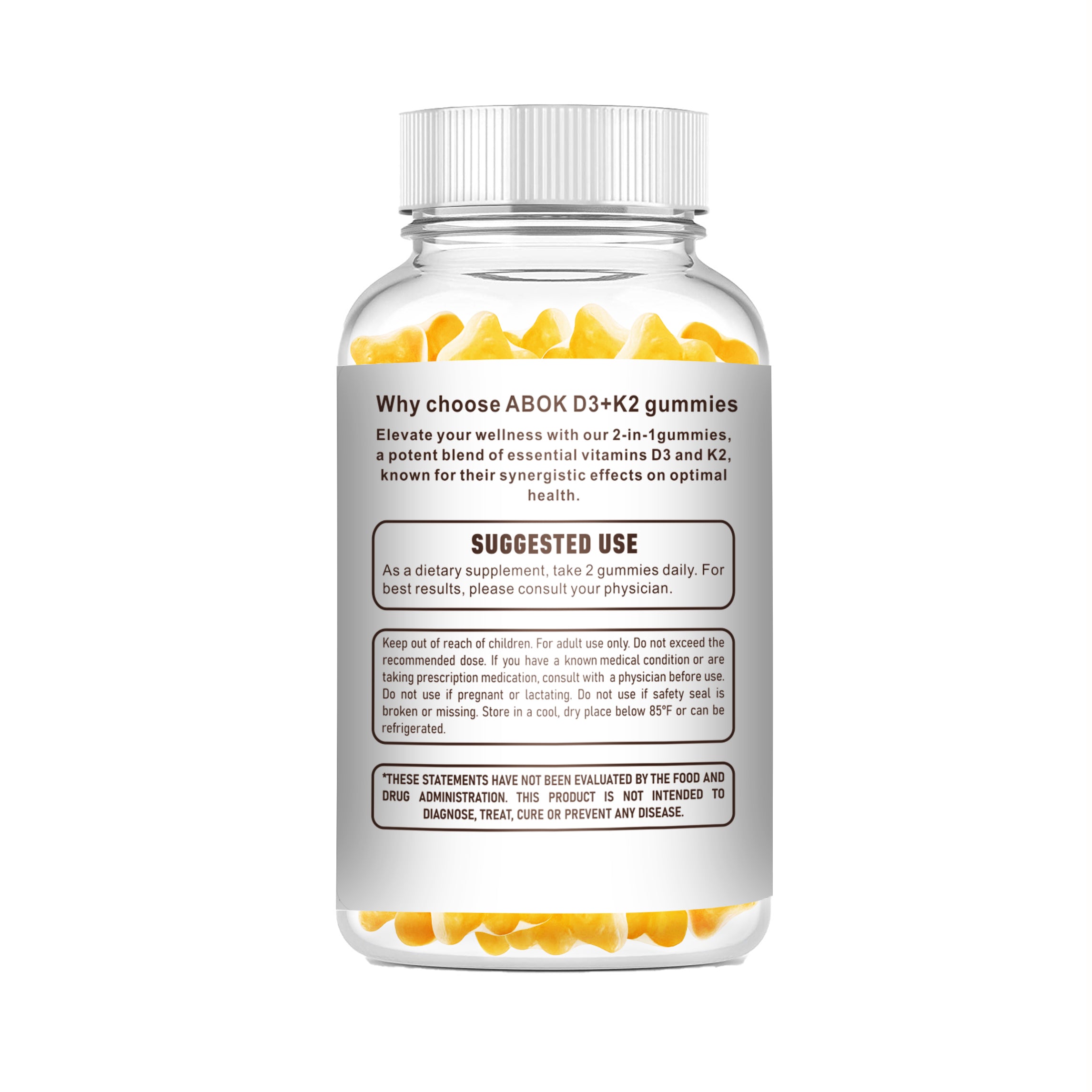 ABOK Vitamin D3 & K2 Gummies