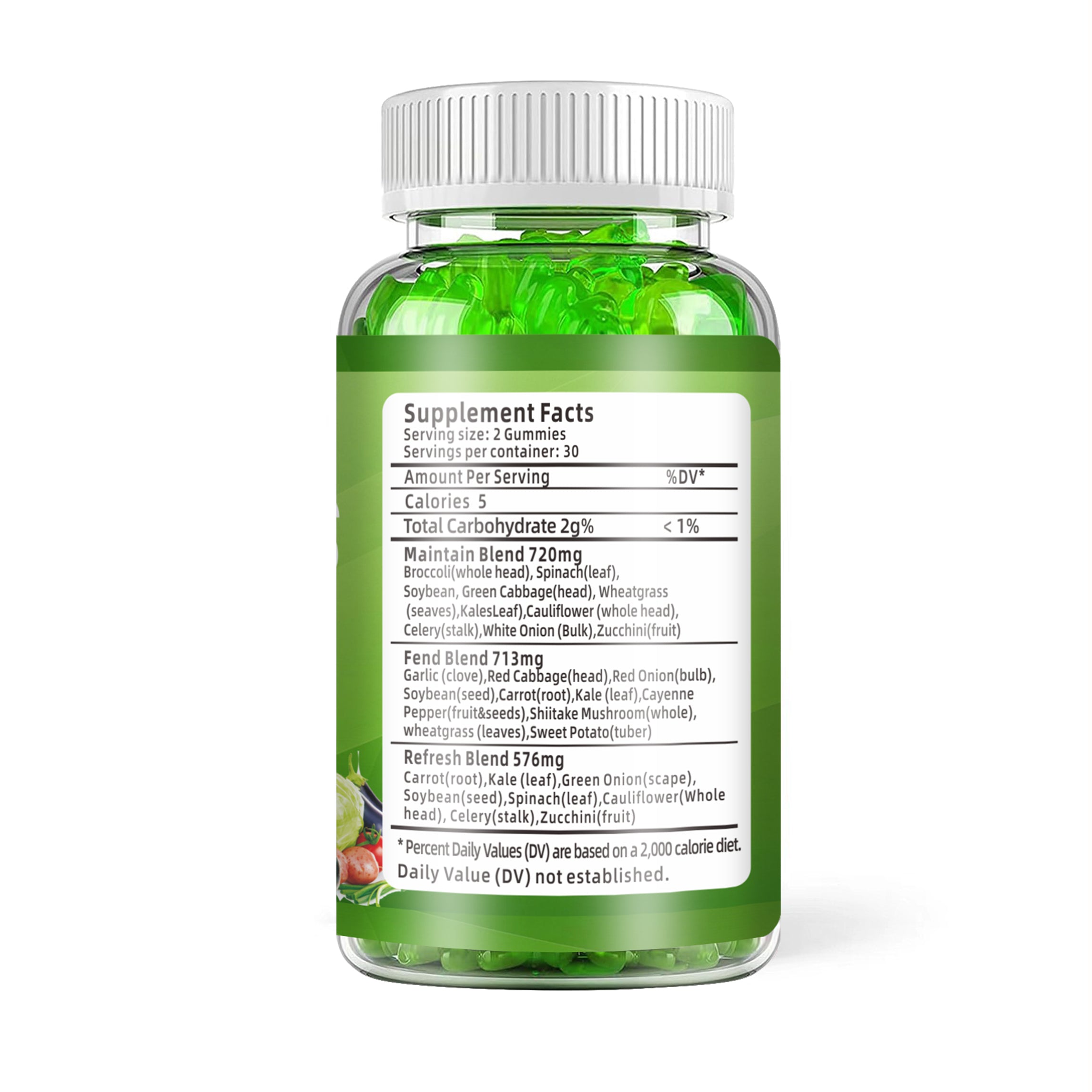 ABOK Adult & Kids Fruits & Veggies Gummies - Delicious and Nutritious Daily Boost