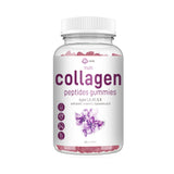 ABOK Multi Collagen Peptides Gummies - Hydrolyzed Protein Peptides (Type I,II,III,V,X) with Hyaluronic Acid, Biotin & Vitamin C - Unflavored