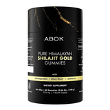 ABOK Pure Himalayan Shilajit Gummies | With Ashwagandha, Gokshura & other herbs | No added sugar | 60 Chewables Edible Supplement