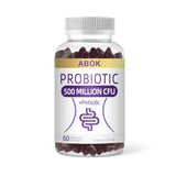ABOK Probiotic Gummies - 500 Million CFU + Prebiotic for Optimal Gut Health