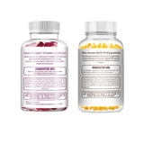 ABOK (1+1>2 effect) Peptide Collagen Gummies + Vitamin D3K2 Gummies 120 Counts
