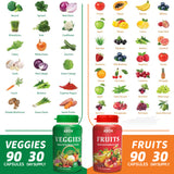 Fruits and Veggies Capsule Supplement