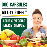Fruits and Veggies Capsule Supplement